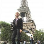 Me in front of the Eiffel Tower