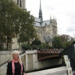 Me in front of the Seine and Notre Dame