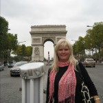 Me in front of Arc de Triumph